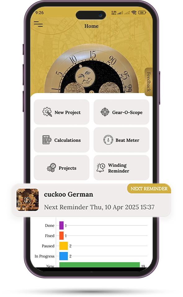 Winding Reminder Feature